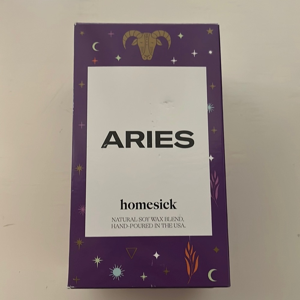 NWT Homesick Candle-Aries